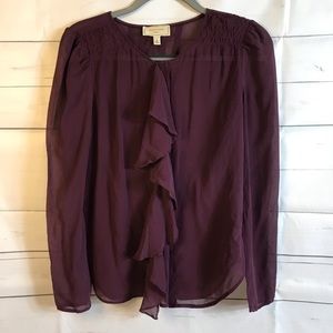 Anthropologie Moulinette Soeurs Silk Top Sz 6